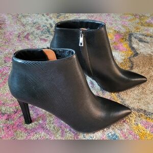 Vegan Leather Ankle Bootie
